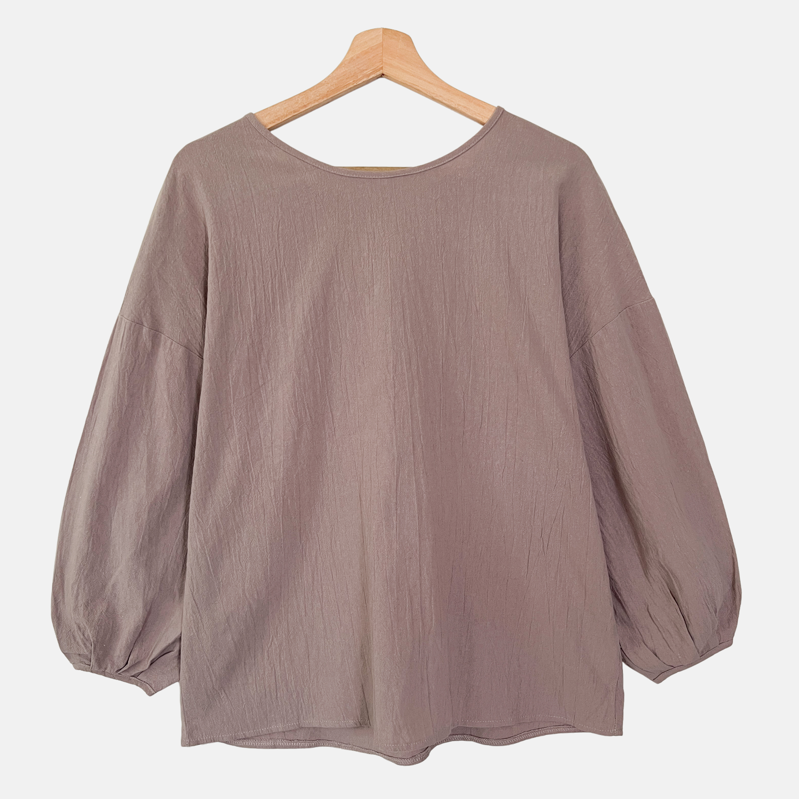 Balloon Sleeves Loose Top (B11925-8)