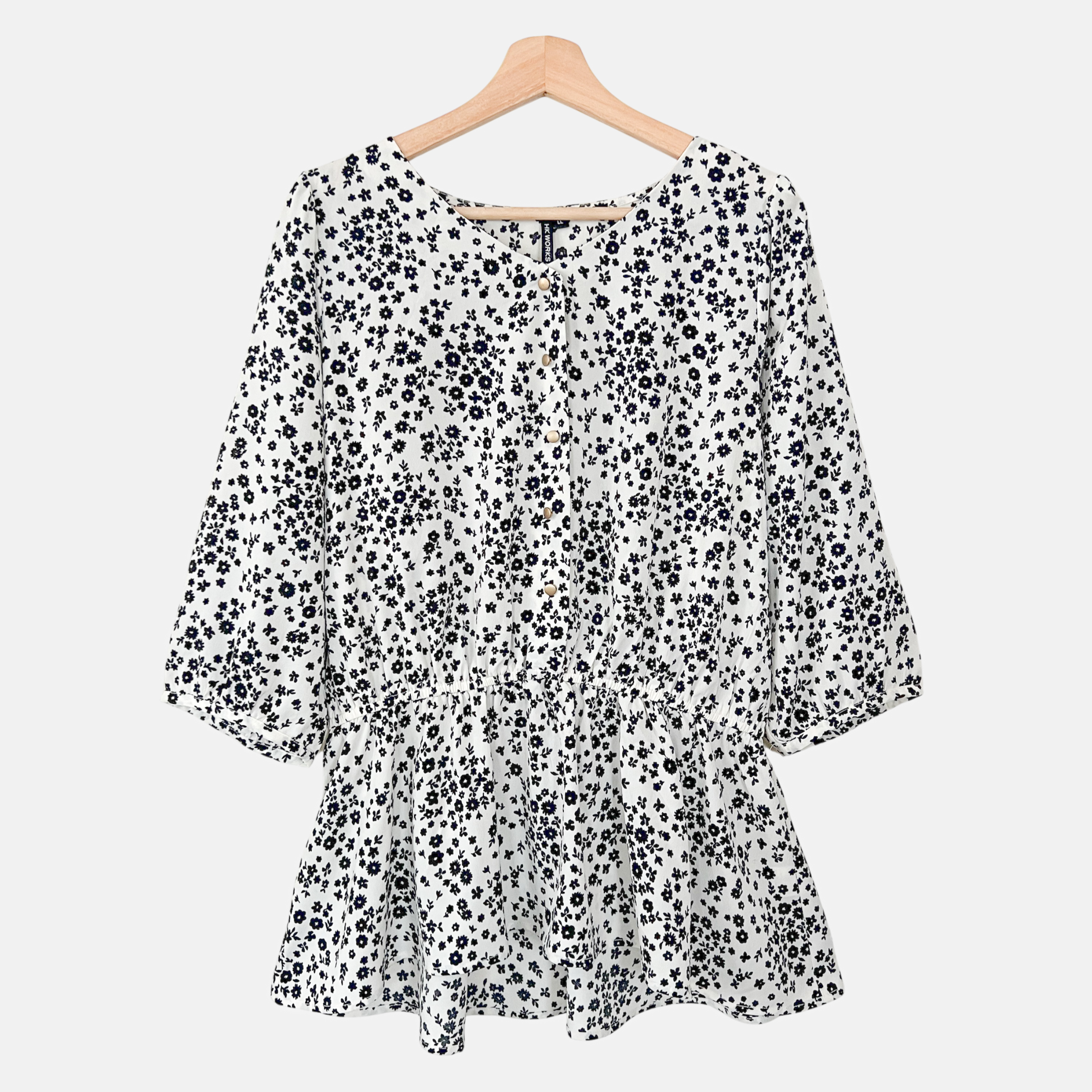 HK WORKS LONDON Gathered Waist Top (S3925-65)