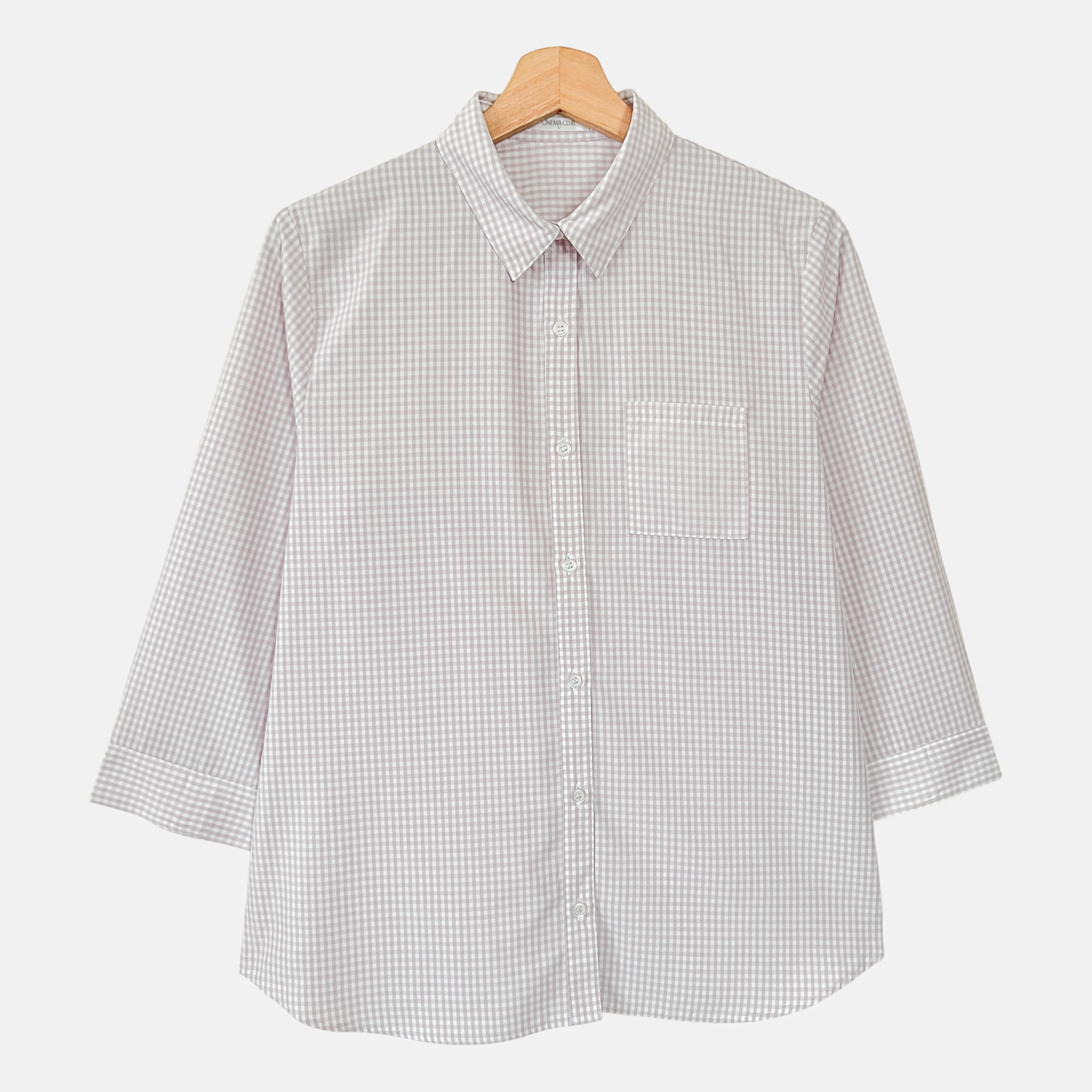 CINEMA CLUB Checkered Top (S3925-86)